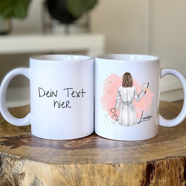 Ärztin Tasse - Dr. - Geschenk - Doktor - Doktorin - Arzt - Personalisierung