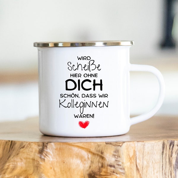 Tasse Abschied - Personalisierbare Tasse - Kollegin - Kollege - Jobwechsel - Ruhestand - Rente - Name