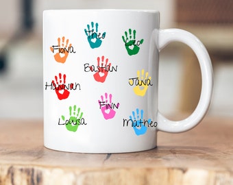 Personalisierbare Tasse - Erzieherin - Dankeschön - Abschiedsgeschenk - Emaille - Keramik - Geschenk - Tagesmutter