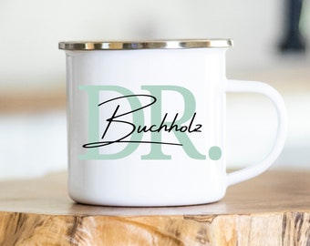 Personalisierte Doktor-Tasse - Abschluss - personalisiert - Geschenk - Uni - Doktorarbeit - Name