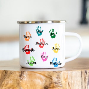 Personalizable cup - educator - thank you - farewell gift - enamel - ceramic - gift - childminder