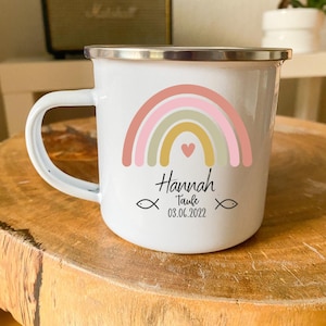 Personalized Mug - Baptism - Communion - Boys - Girls - Enamel - Ceramic - Gift
