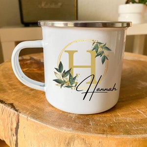 Mug with name - Mug with letter - Personalized cup - Desired name - Gift idea - Birthday