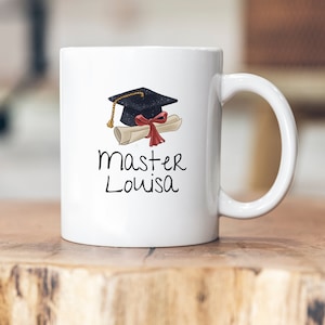 Personalisierbare Tasse - Bachelor - Master - Doktor - Abschluss - Graduation - Universität - Akademiker - Tasse - Mug