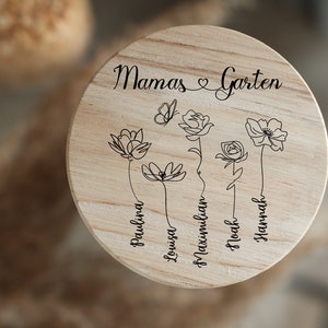 Omas Garten Muttertag personalisierte Tasse Geschenk zum Muttertag Enkelkinder Geschenkidee Bild 4