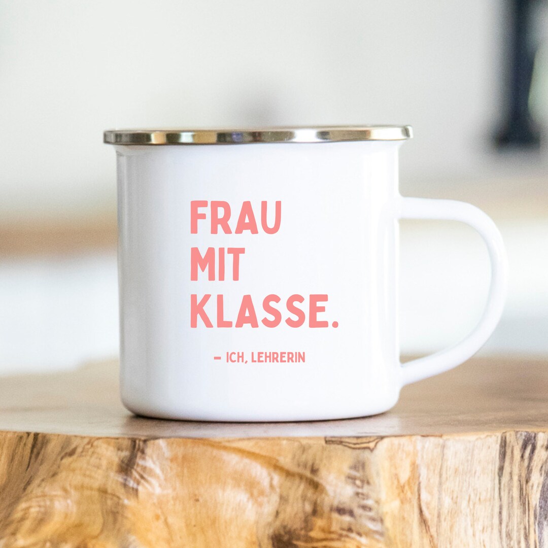 Ich Bin Eine Frau Mit Klasse Also Lehrerin Tasche Lustige Lehrerin Lehrer -Tasse - Ich bin eine Frau mit Klasse / Mann