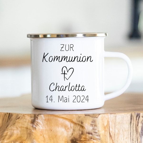 Personalisierte Tasse- Geldgeschenk - personalisierbar - verschiedene Symbole - Konfirmation - Taufe - Kommunion - Geldgeschenk