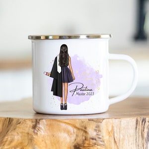 Tasse Abschluss - Personalisierbare Tasse - Bachelor - Master - Doktor - Absolvent - Geschenk - Name - Graduation - Studentin