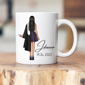 Tasse Abschluss - Personalisierbare Tasse - Bachelor - Master - Doktor - Absolvent - Geschenk - Name - Graduation - Studentin