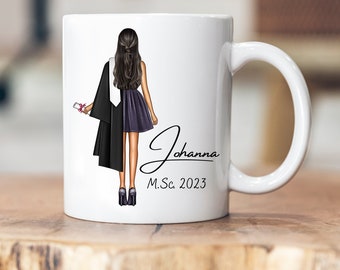 Graduation Mug - Personalized Mug - Bachelor - Master - Doctor - Graduate - Gift - Name - Graduation - Student