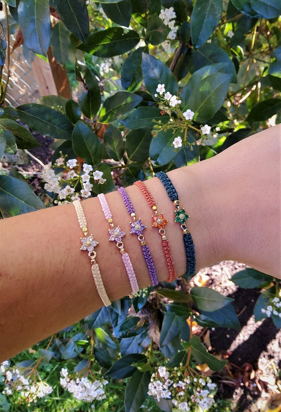WOVEN FRIENDSHIP BRACELET W/CHARMS LIGHT BLUE WOVEN FRIENDSHIP BRACELET W/CHARMS LIGHT BLUE