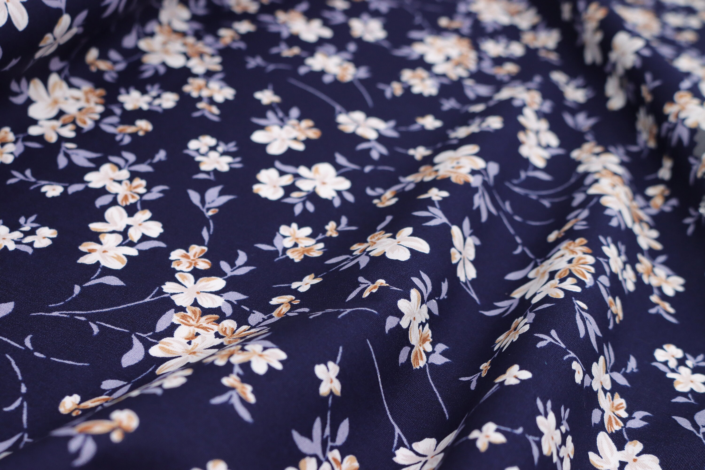 Floral 100 Cotton Fabric by the Metre Floral Fabric by the Etsy UK