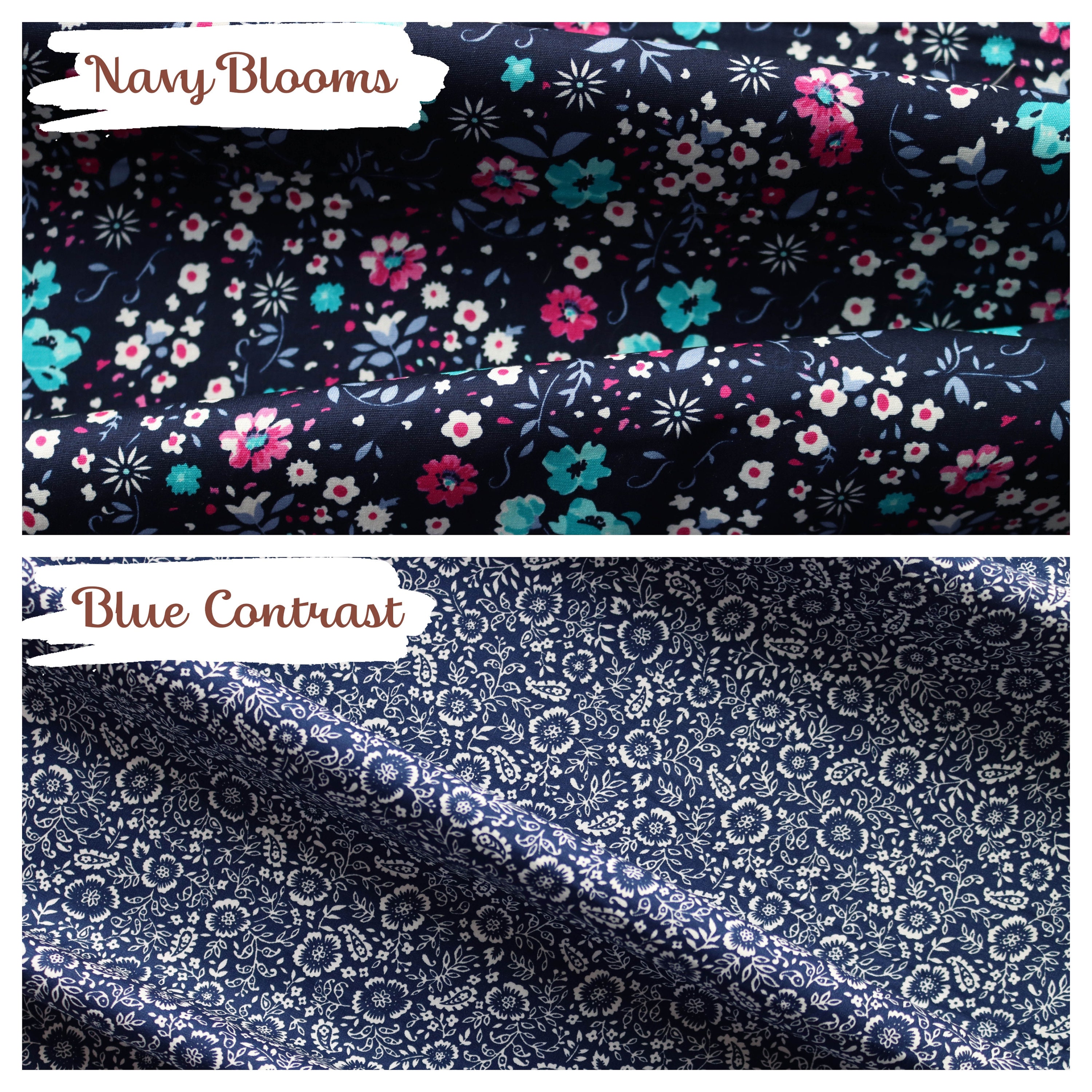 Floral fabric 100 cotton fabric by the metre in UK cotton Etsy