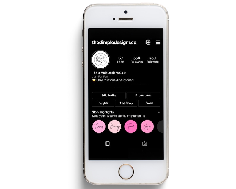 Pink Instagram Highlight Covers, Editable Highlight Icons, Shades of Pink, Story Highlights, Social Media Icon, Solid Pink Covers, Blush image 6
