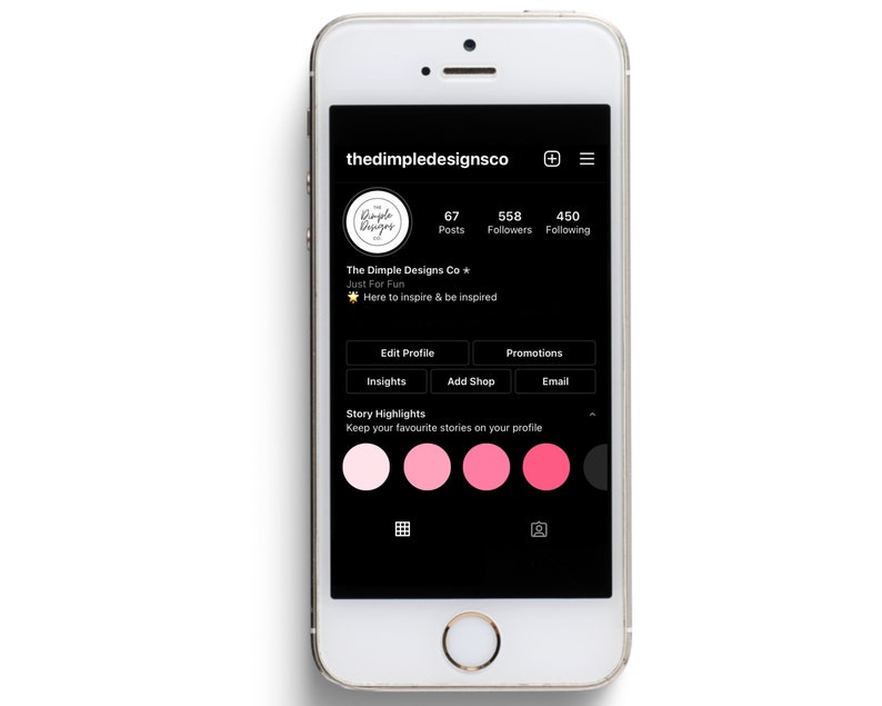 Pink Instagram Highlight Covers, Editable Highlight Icons, Shades of Pink, Story Highlights, Social Media Icon, Solid Pink Covers, Blush image 5