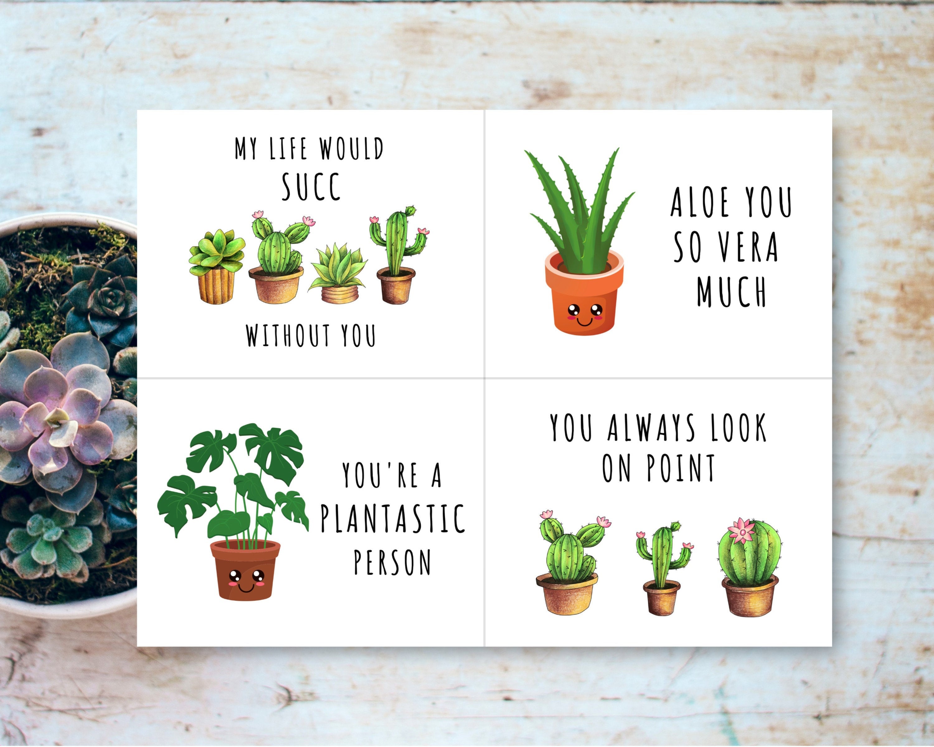 Cute Plant Pun Cards Printable Valentines Day Card Plant Lover Card cute-plant-pun-cards-printable-valentines-day-card-plant-lover-card