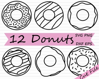 Free Donut Svg Black And White Free Donut Svg Black And White
