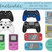 Gaming Clipart Bundle - Gamer Clip Art, Video Game PNG, Commercial Use ...