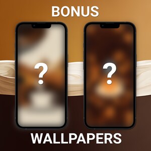 Coffee Wallpapers, iPhone Lock Screen, Neutral Aesthetic, iOS 17 Wallpaper, Brown and Beige Background, Customize iPhone Home Screen image 7
