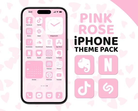 Pastel Nike Pink Iphone Aesthetic Wallpaper Pink App Icons, IPhone