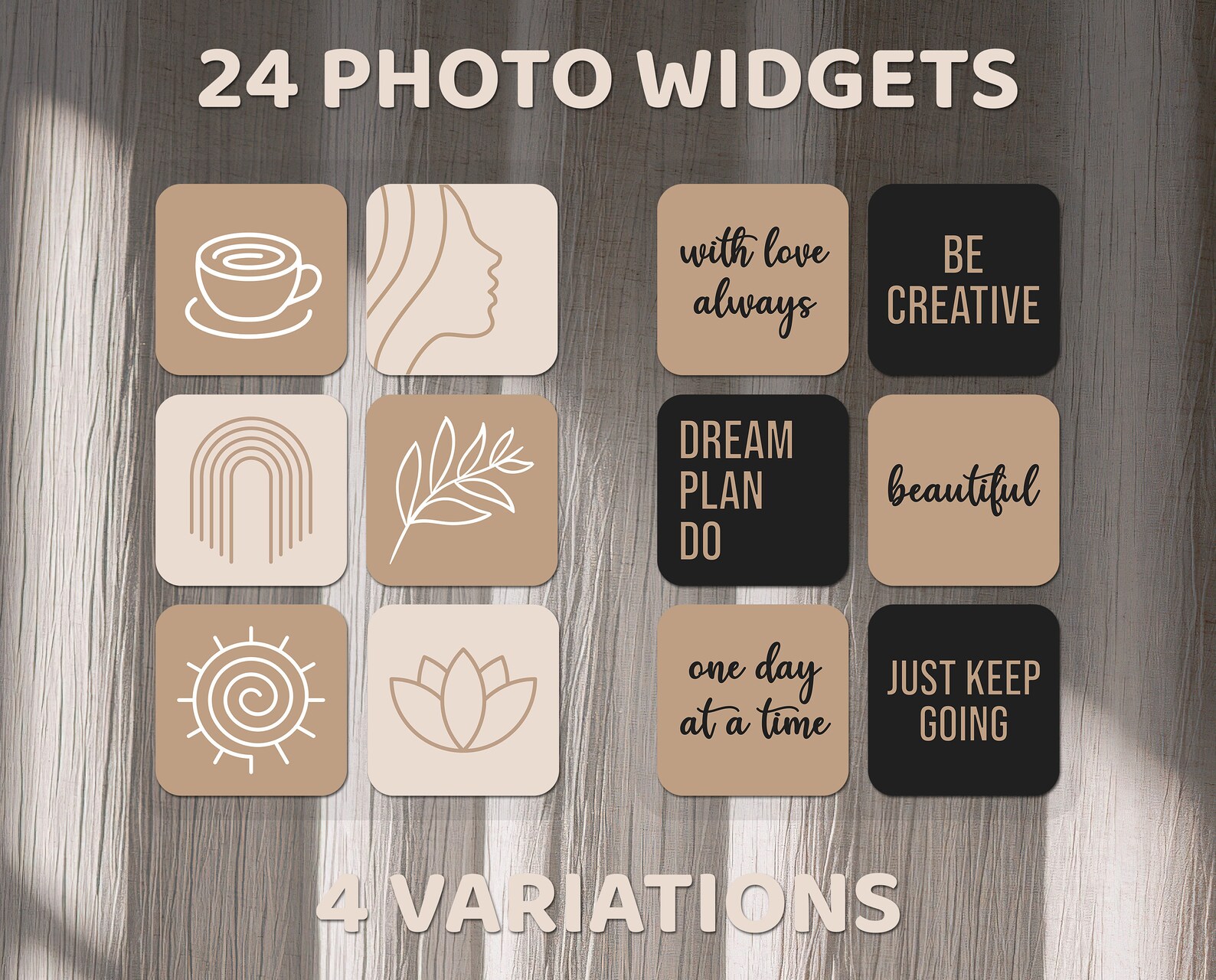App Icons Beige Iphone Theme Pack Neutral Aesthetic Boho - Etsy