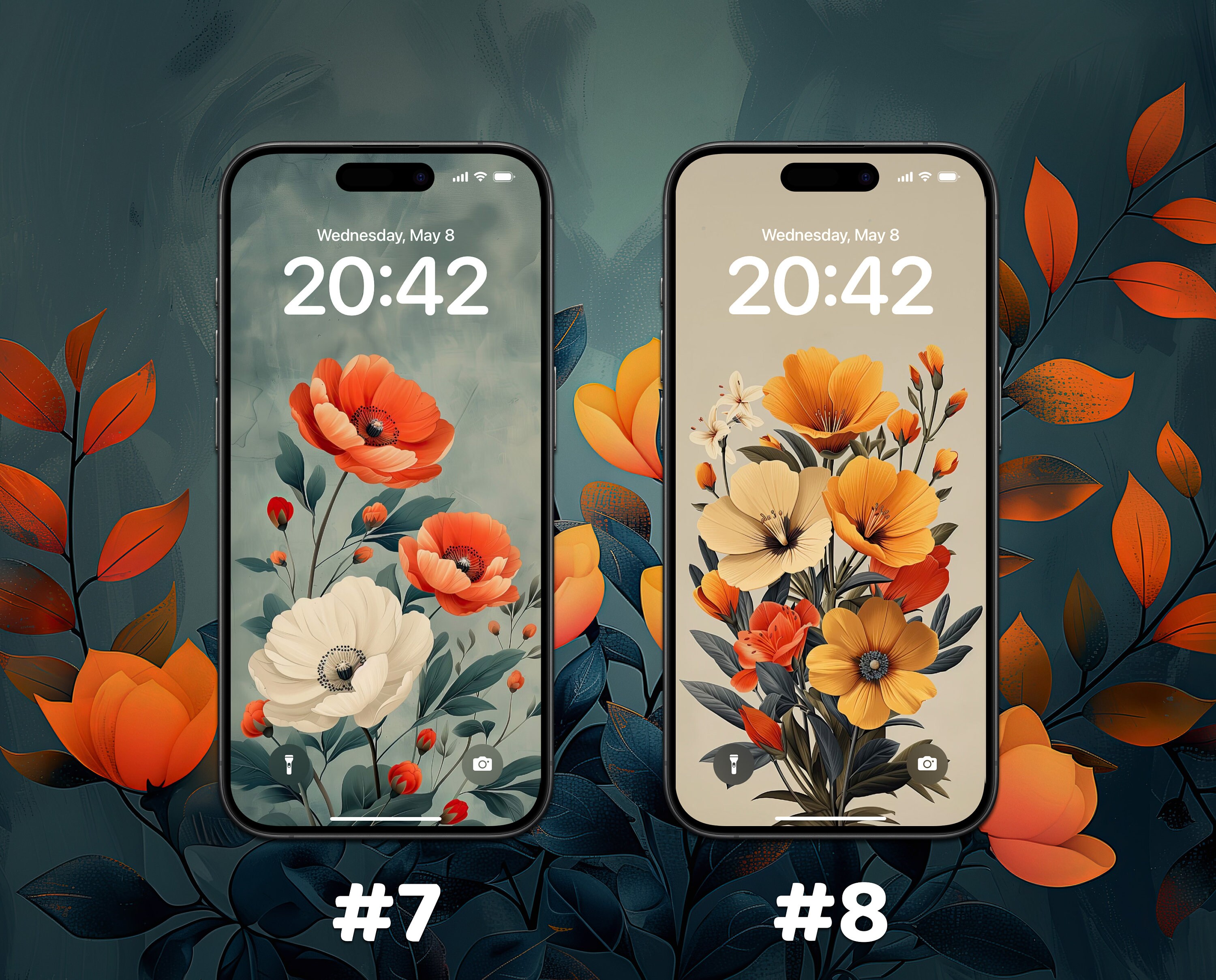 Flower Wallpapers, iPhone Lock Screen, Botanical Drawings, Nature ...