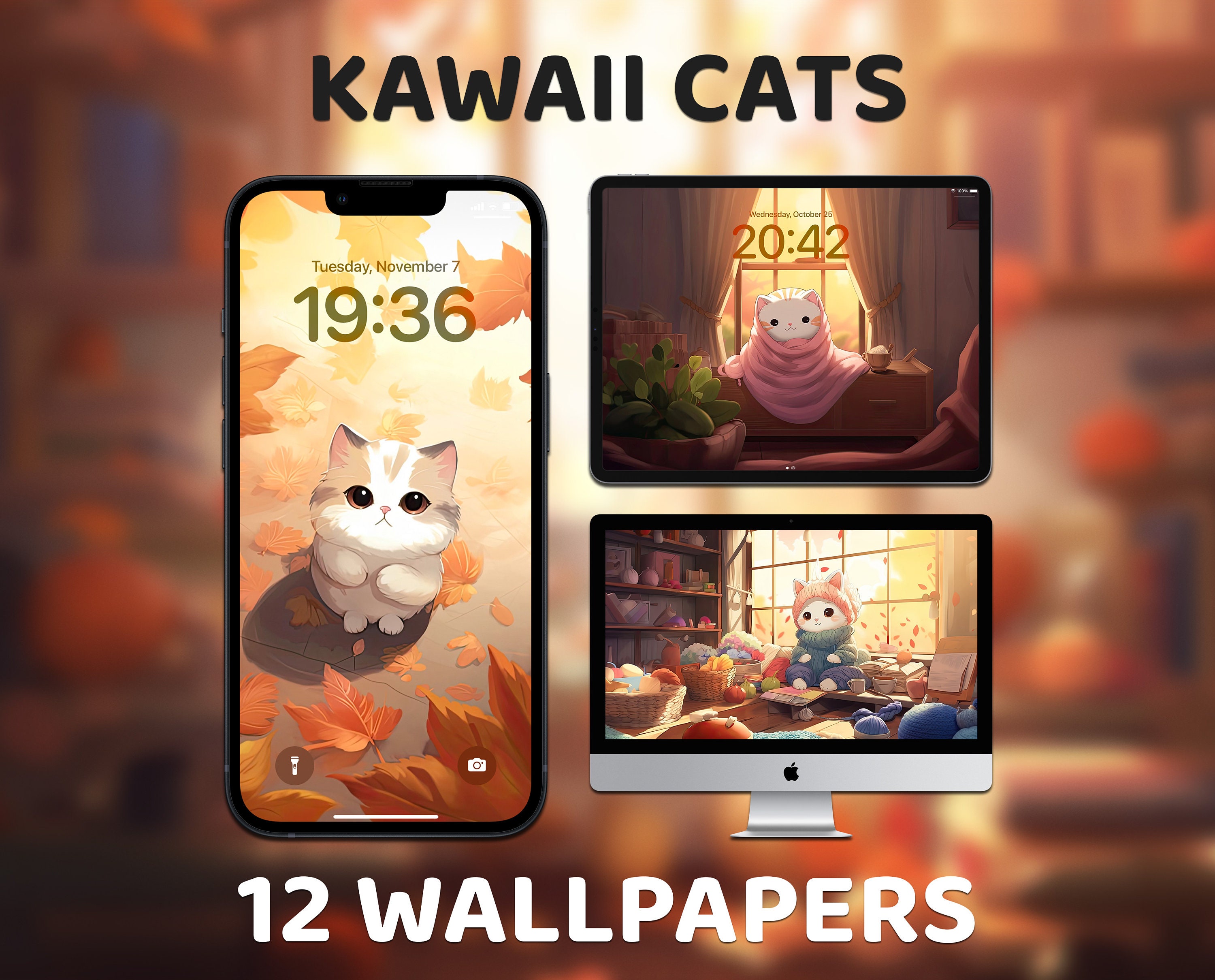 Cats pets cute. Papel de parede kawaii, bonitos, Papeis de parede kawaii,  Cute Cat Aesthetic HD phone wallpaper