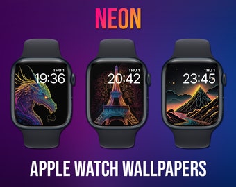 Neon wallpaper - Etsy México Neon wallpaper - Etsy México