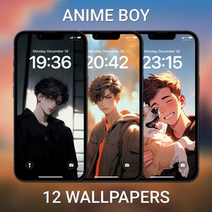 Anime Boy Wallpapers, iPhone Lock Screen, Cartoon Style Wallpaper, Anime Art Background, Custom Home Screen image 1