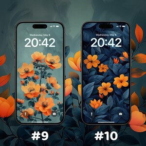 Flower Wallpapers, iPhone Lock Screen, Botanical Drawings, Nature