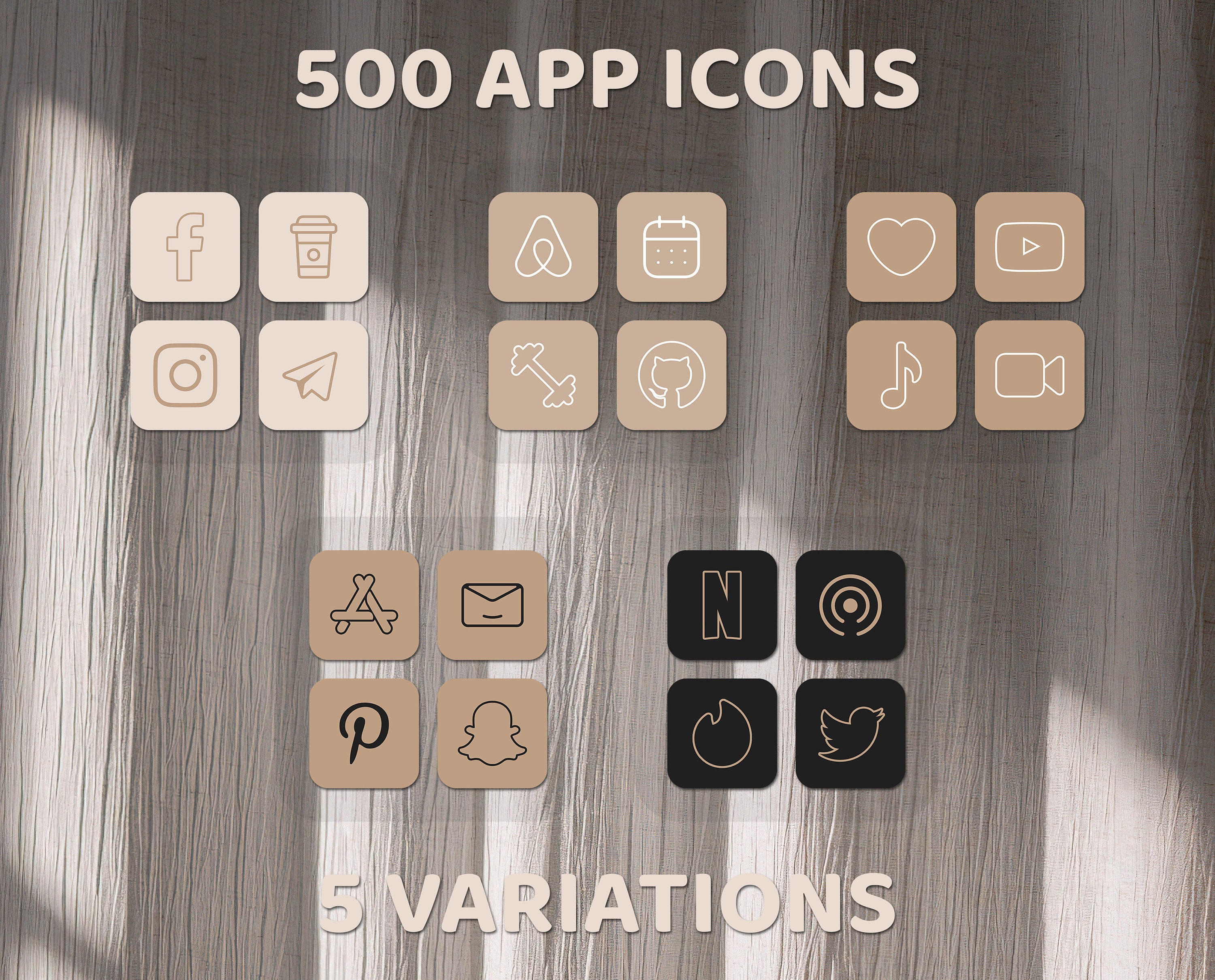 Apps Icon Beige