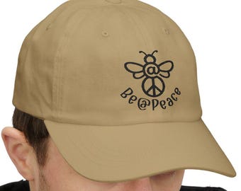 Be @ Peace Embroidered Icon Dad Cap | Classic Festival Streetwear Unisex Hat