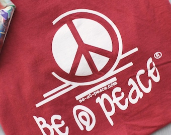 Graphic Tee Festival Clothing | Peace Sign Shirt | Retro Hippie Unisex T-Shirt | Various Colors