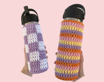 ハイドロフラスクウォーターボトルカバー | 20オンスの広口 |かぎ針