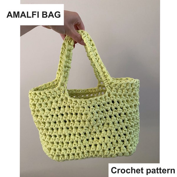 AMALFI BAG Crochet pattern | Written pattern (English)