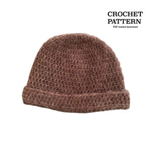 Crochet hat, crochet beanie, hat pattern | one size | Written pattern | PDF (English)