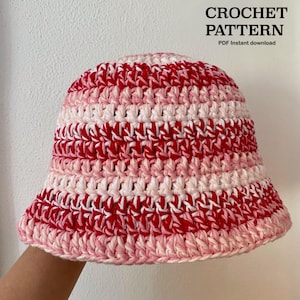 Crochet bucket hat pattern | written pattern | crochet (english) | PDF