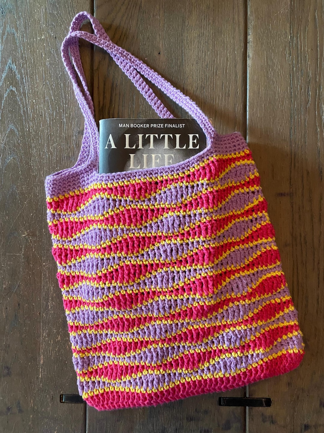 Wave Tote Bag Crochet Tote Bag Pattern Written Pattern English Etsy