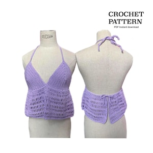 Crochet summer top pattern | Written in English PDF | Digital product | Crochet pattern