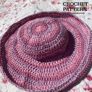 Sun hat crochet pattern | bucket hat | crochet pattern (English)