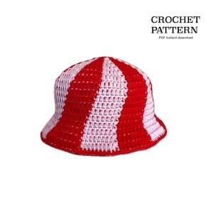Crochet pattern | Swirl crochet bucket hat | crochet sun hat | Bucket hat | Written pattern PDF (English)