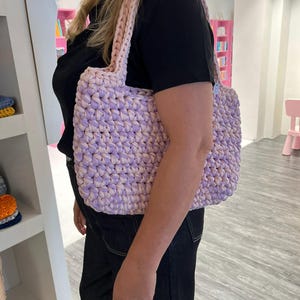 Crochet pattern ANTWERP BAG | Written pattern (English) crochet bag pattern | T-shirt yarn pattern | PDF | chunky crochet bag