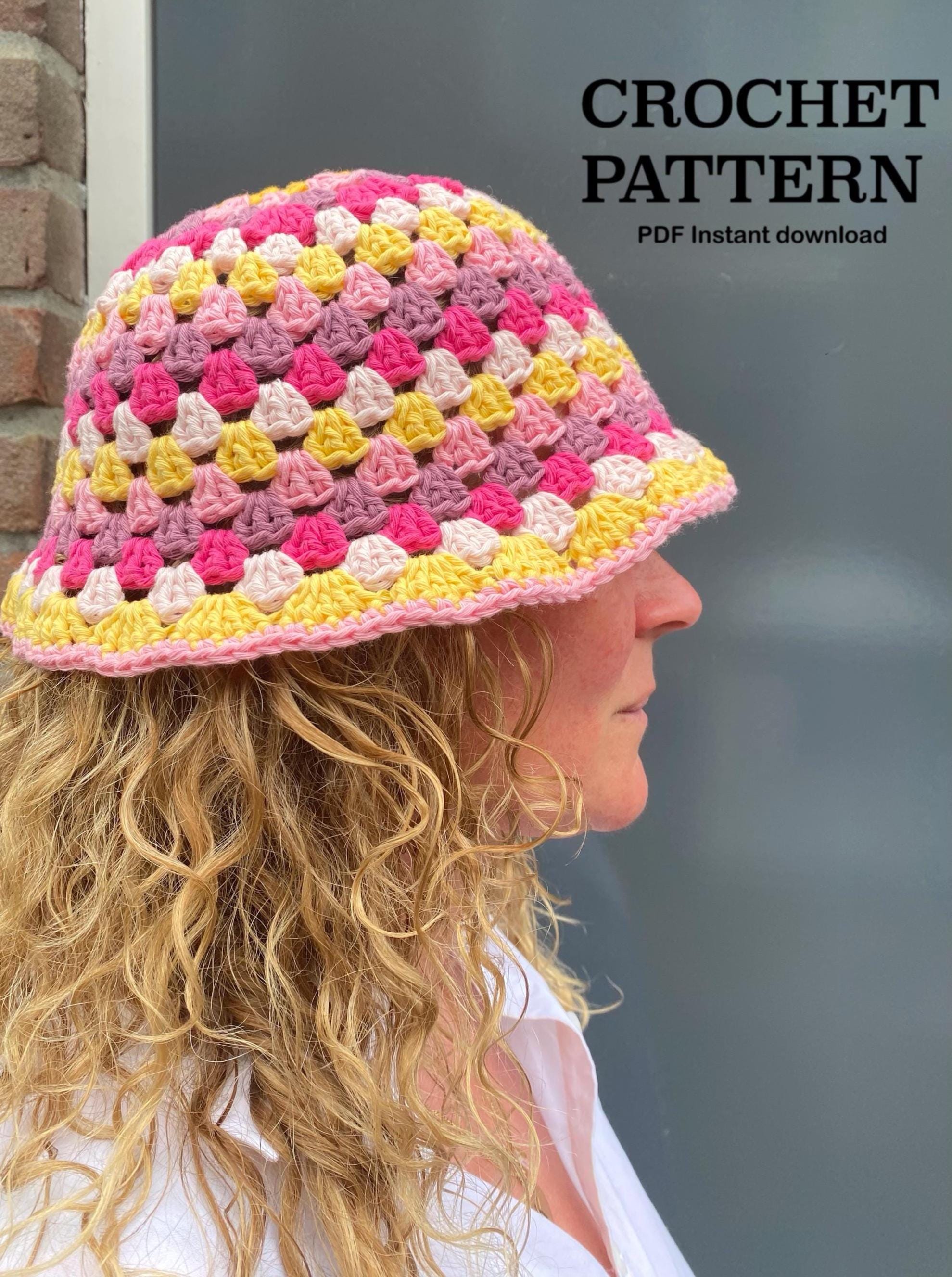 Crochet Bucket Hat Pattern | PDF | Written Pattern | Crochet (english ...