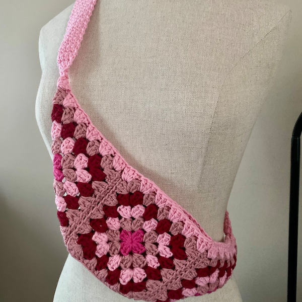 Crochet fanny pack | Cross body | Written pattern | Crochet (English)