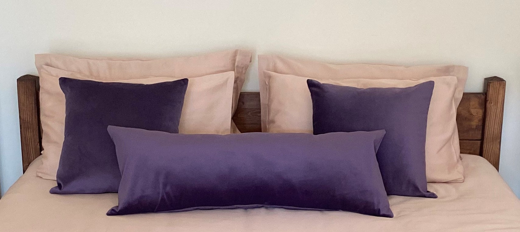 long purple pillow