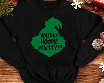 Grinch Ugly Christmas Sweater Design 