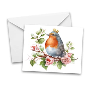 NOTECARDS, Watercolor Bird Greeting Cards - Stationery, thank you cards, note cards, blank notecard, birthday cards, card set
