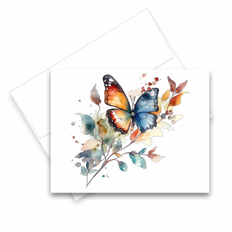 Assorted Greeting Cards, Butterfly Card Set, Blank Note Card Set ...
