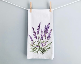 Lavender kitchen towel, Flour Sack Towel, Dish Towel, Tea Towel, Spring Home Decor, Cute tea towel, Flour Sack Dish Towel, kitchen decor