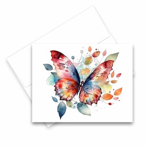 Assorted Greeting Cards, Butterfly Card Set, Blank Note Card Set ...
